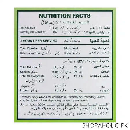 tropicana slim stevia sweetener, refill pack, 250g image4