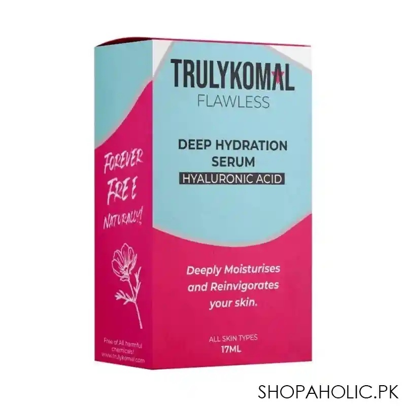 truly komal flawless hyaluronic acid deep hydration serum, all skin types, 17ml image2