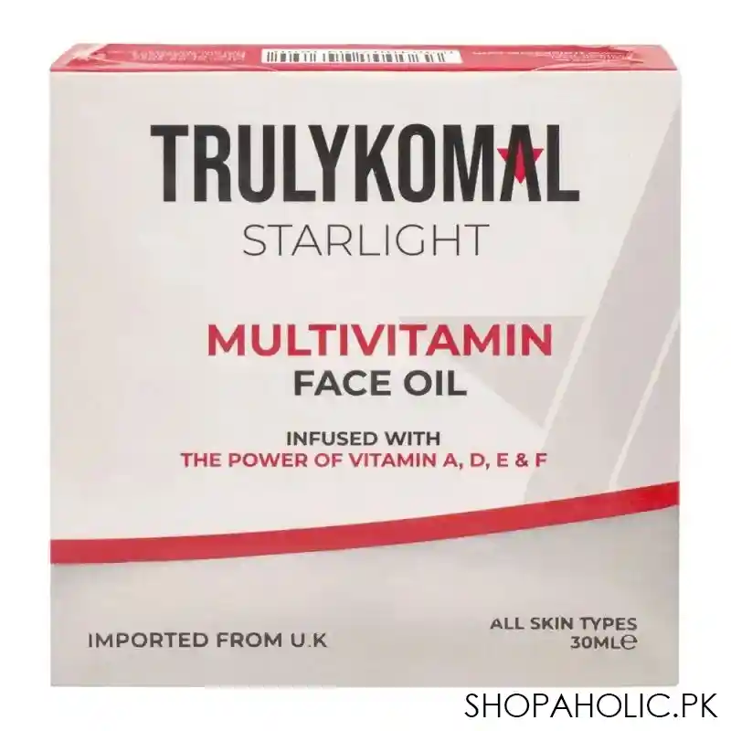 truly komal star light multi vitamin face oil, 30ml image2