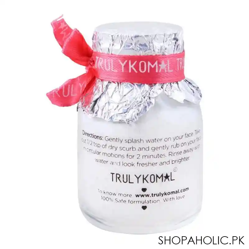 truly komal starlight brightening scrub, all skin types, 30gm image2
