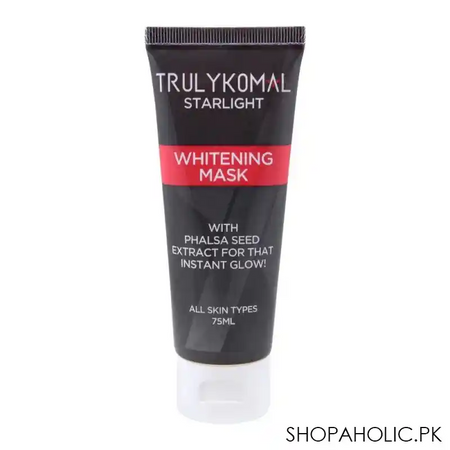 truly komal starlight whitening mask, all skin types, 75ml main image