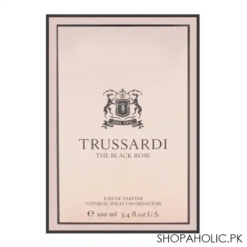 trussardi the black rose eau de parfum 100ml image2