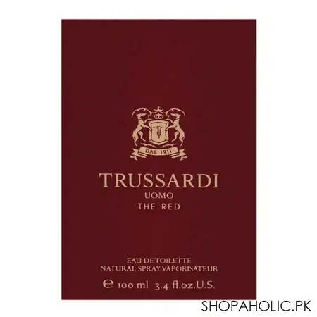 trussardi uomo the red eau de toilette 100ml image2