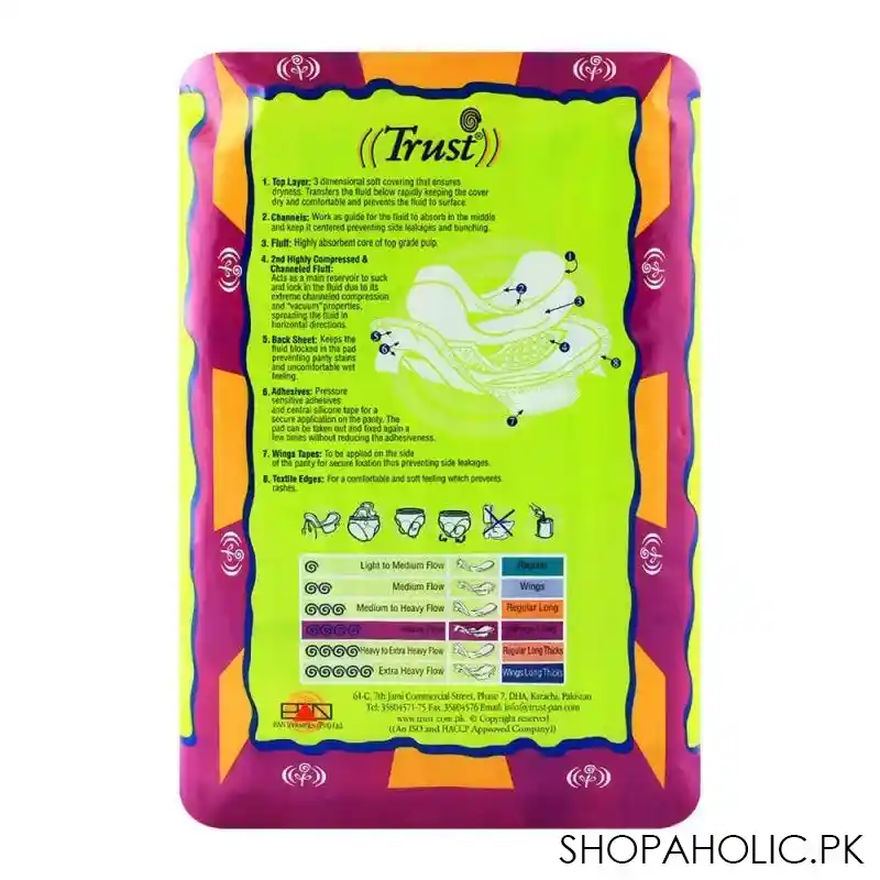 trust wings long stick ons napkins 16 pack image2