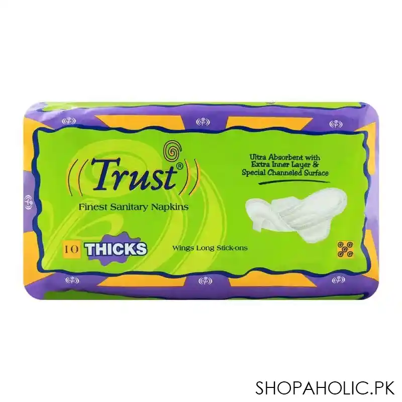 trust wings long stick ons thicks napkins 10 pack main image
