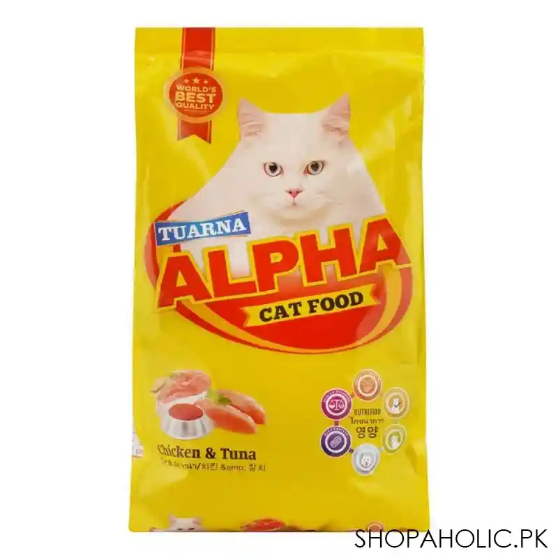 tuarna alpha cat food chicken & tuna, 1300g main image