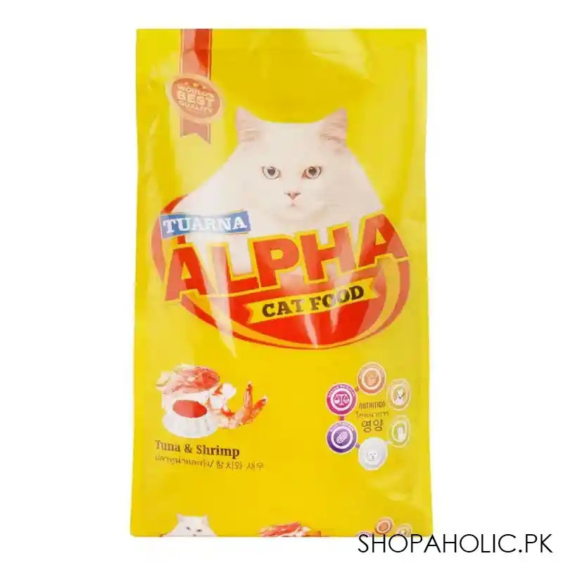 tuarna alpha cat food tuna & shrimp, 1300g main image
