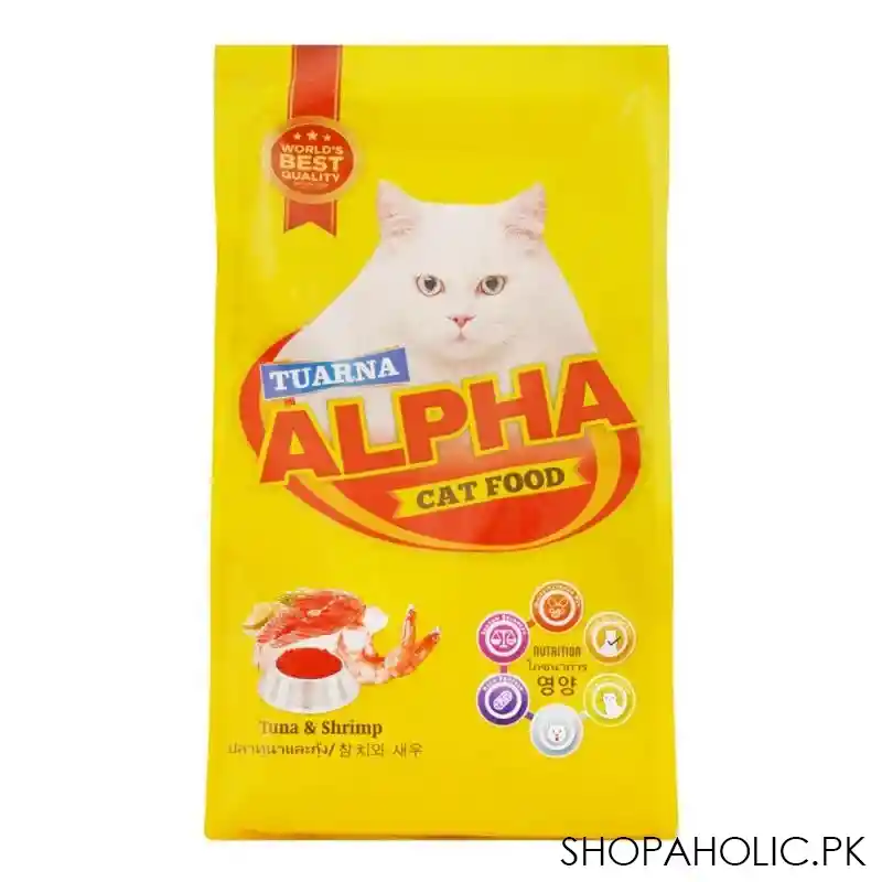 tuarna alpha cat food tuna & shrimp, 450g main image