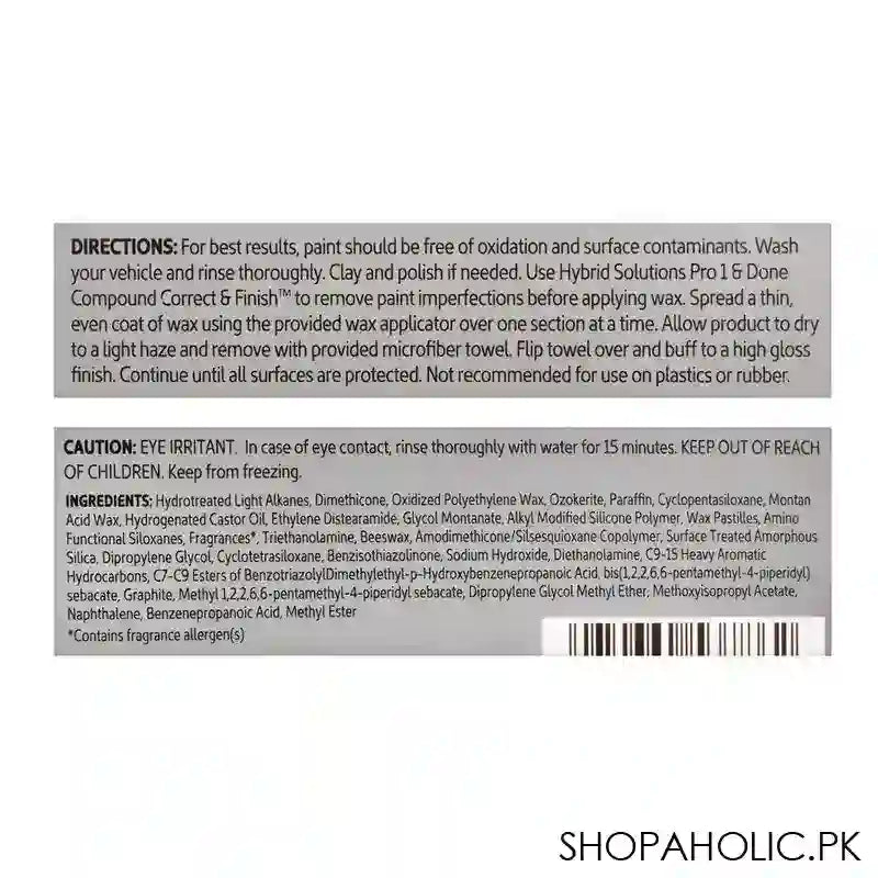 Turtle Wax Hybrid Solutions Ceramic + Graphene Paste Wax, 156g - Image 4