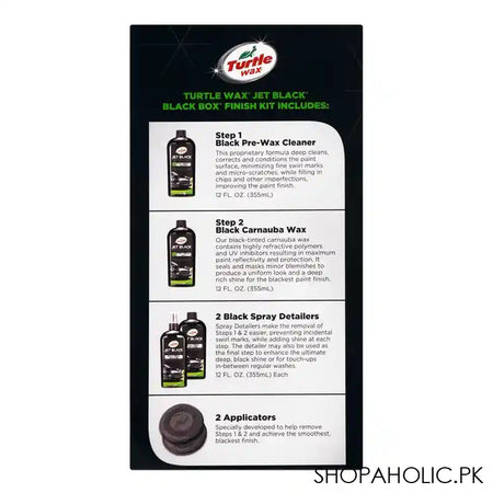 Turtle Wax Jet Black, Box Kit, T-3KT - Image 3