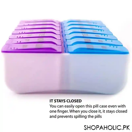 twice a day weekly pill organizer image2
