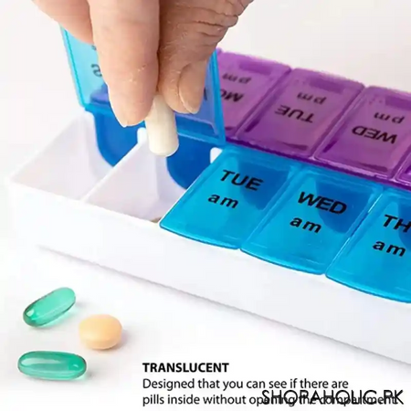 twice a day weekly pill organizer image3