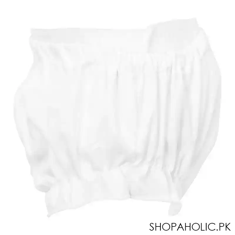 twin baby frill panty, white image2
