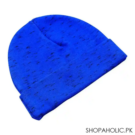 twin baby round cap, royal blue image2