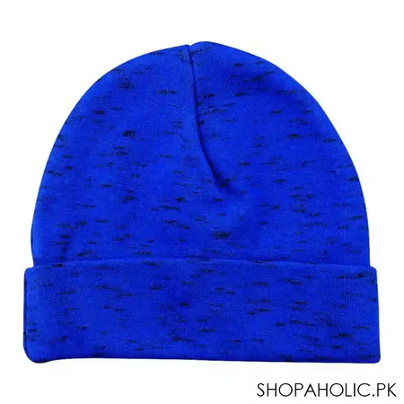 twin baby round cap, royal blue main image