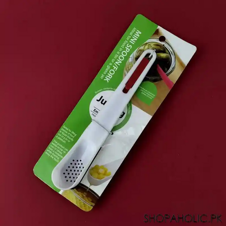two in one juicing mini spoon/fork long handle strainer main image