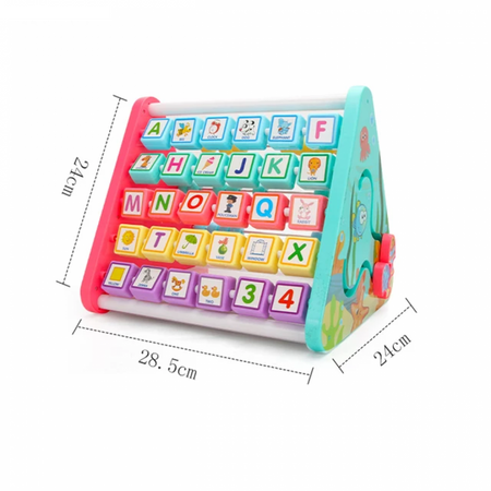 5 in 1 Multifunction Abacus Learning Activity Shelf