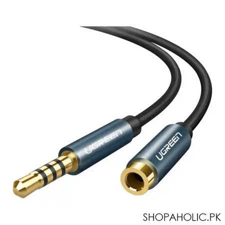 ugreen 3.5mm extension audio cable, 2m, black, 40675 main image