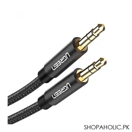 UGreen 3.5mm M/M Audio Cable, 2 Meters, Black, 50363 - Main Image