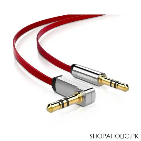 ugreen 3.5mm straight to 90 degree audio cable, 3m, flat/black, 10728 image5