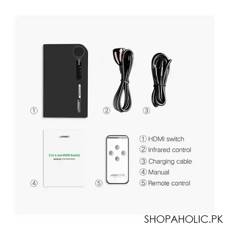 ugreen 3 port 3x1 hdmi switch, 40234 image4