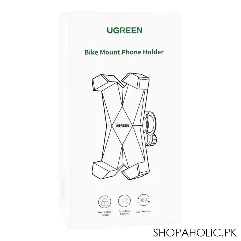 ugreen bike mount phone holder, black 60989 image3