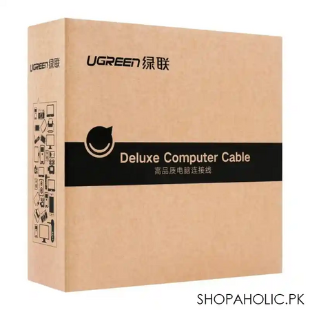 ugreen cat6 utp lan cable, 26awg cca, 20m, black, 20166 image3