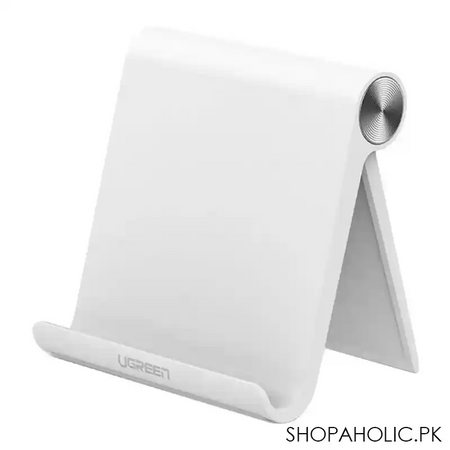 ugreen desktop support multi angle adjustable portable stand for tablets, white, 30485 main image