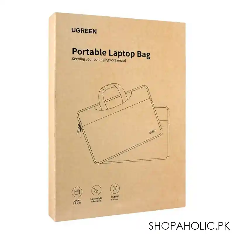 ugreen portable sleeve laptop bag, 13 inches, 20448 image2