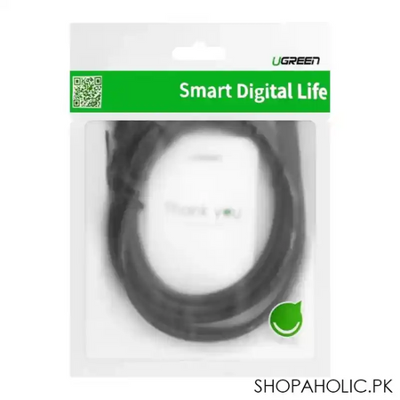 ugreen usb 2.0 am to bm printer cable, 2m, black, 20847 image3