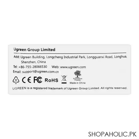 ugreen usb 2.0 external sound adapter, white, 30143 image5
