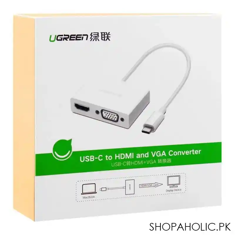 ugreen usb c to hdmi and vga converter, 30843 image2