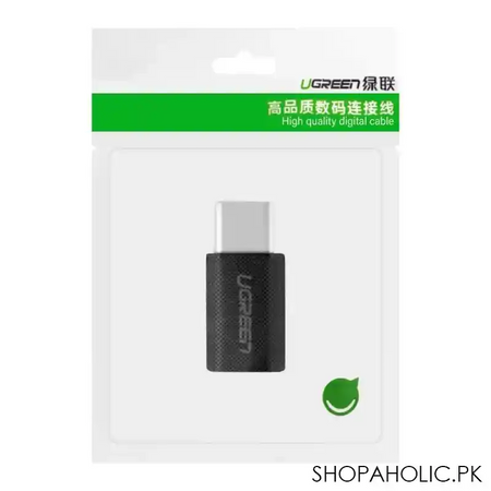 ugreen usb type c to micro usb adapter black, 30391 image3