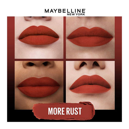 Maybelline New York Color Sensational Ultimatte Matte Lipstick, 899 More Rust - Image 3