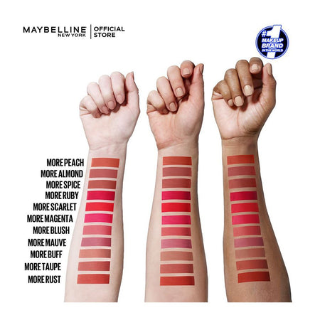 Maybelline New York Color Sensational Ultimatte Matte Lipstick, 399 More Magenta - Image 3