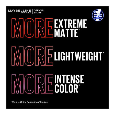 Maybelline New York Color Sensational Ultimatte Matte Lipstick, 399 More Magenta - Image 4