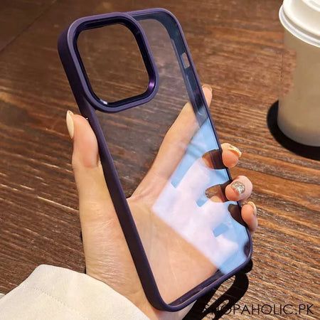 ultra hybrid frame crystal clear case cover for iphone image7
