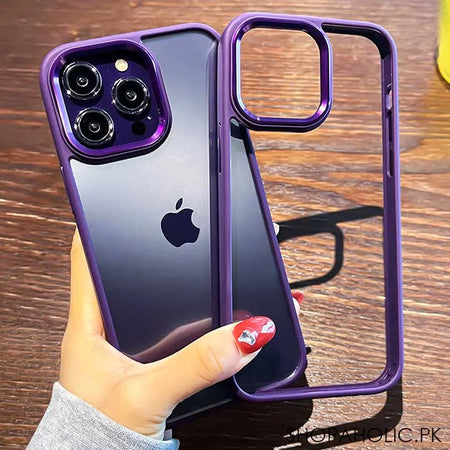 ultra hybrid frame crystal clear case cover for iphone main image