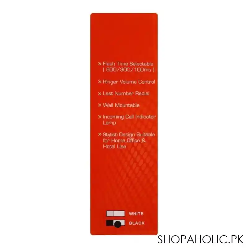 uniden basic desktop phone black, as7202 image4