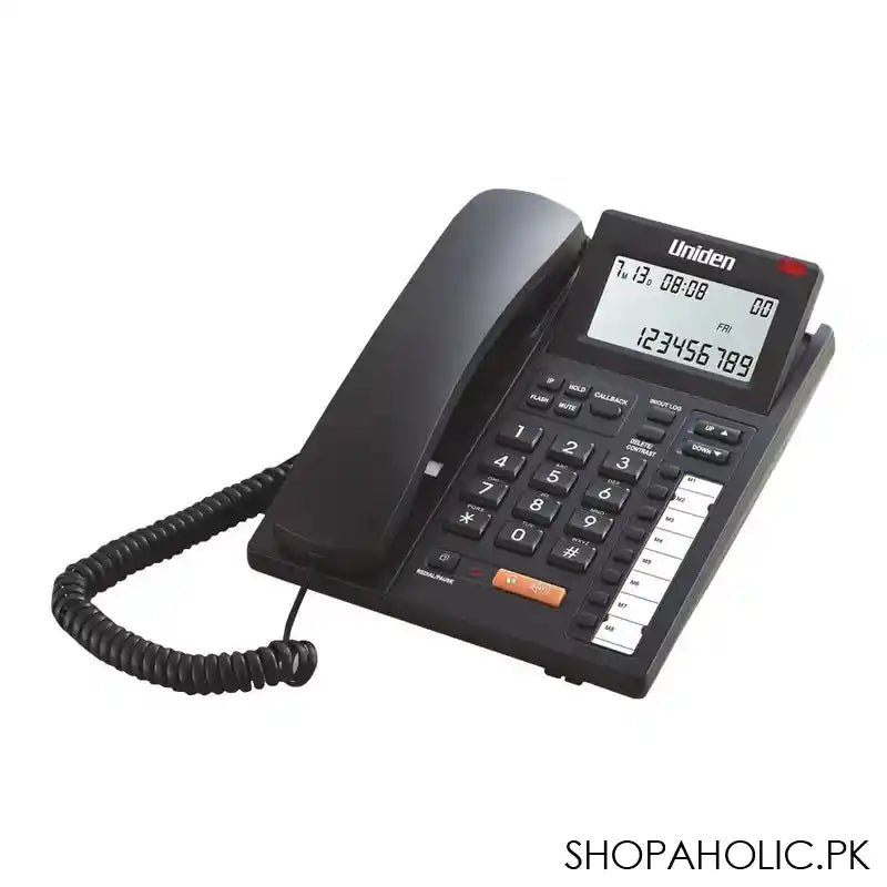 Uniden Executive Series Caller ID Speakerphone, Black, AS7411 - Main Image