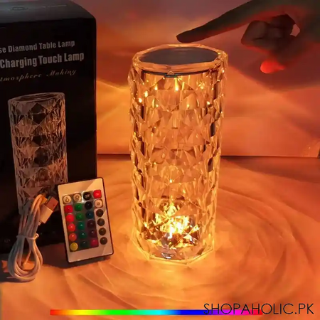 unique style crystal diamond table lamp image2
