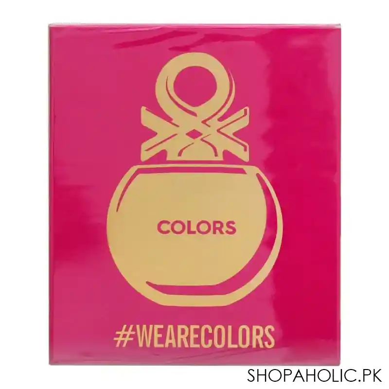 united colors of benetton, benetton colors pink eau de toilette, fragrance for women, 80ml image3
