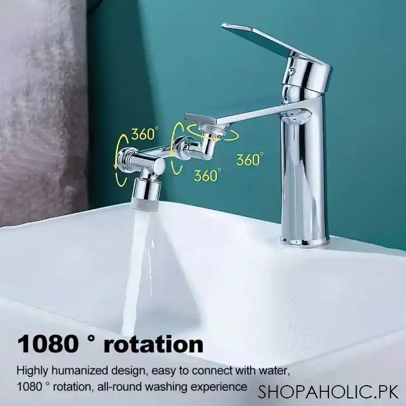2PCS Universal 1080° Swivel Extension Faucet Aerator Rotate Robotic Arm Kitchen 2PCS Universal 1080° Swivel Extension Faucet Aerator Rotate Robotic Arm Kitchen