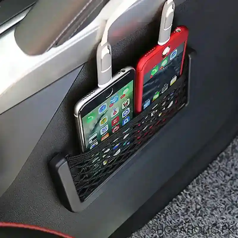 universal car seat mesh pocket image2