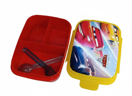Disney (Special) Lunch Box/transparent Portion Lunch Box(with Spoon And Fork Inside)for School,college,university image 3