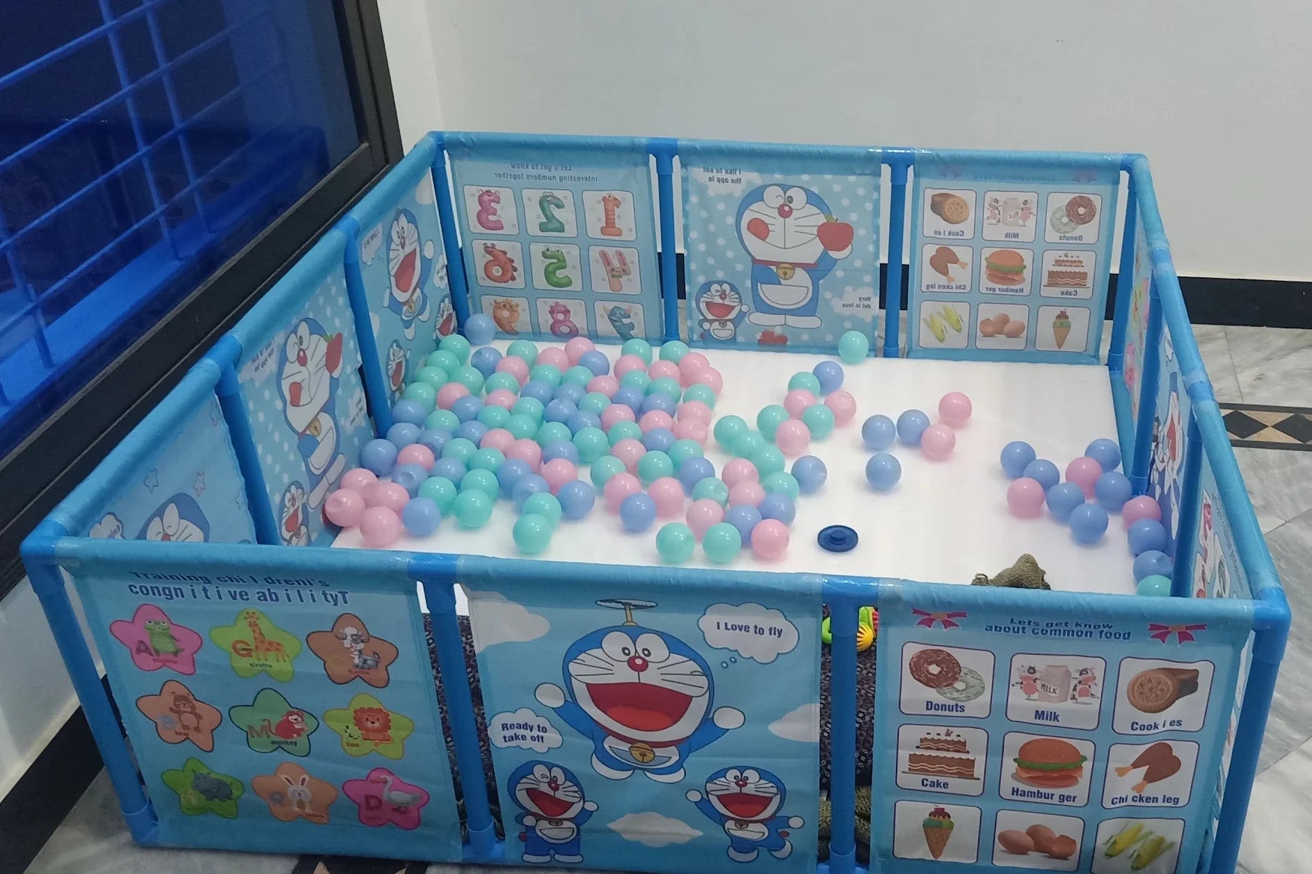 Portable Open Tent Play House Soft Material Play Fence