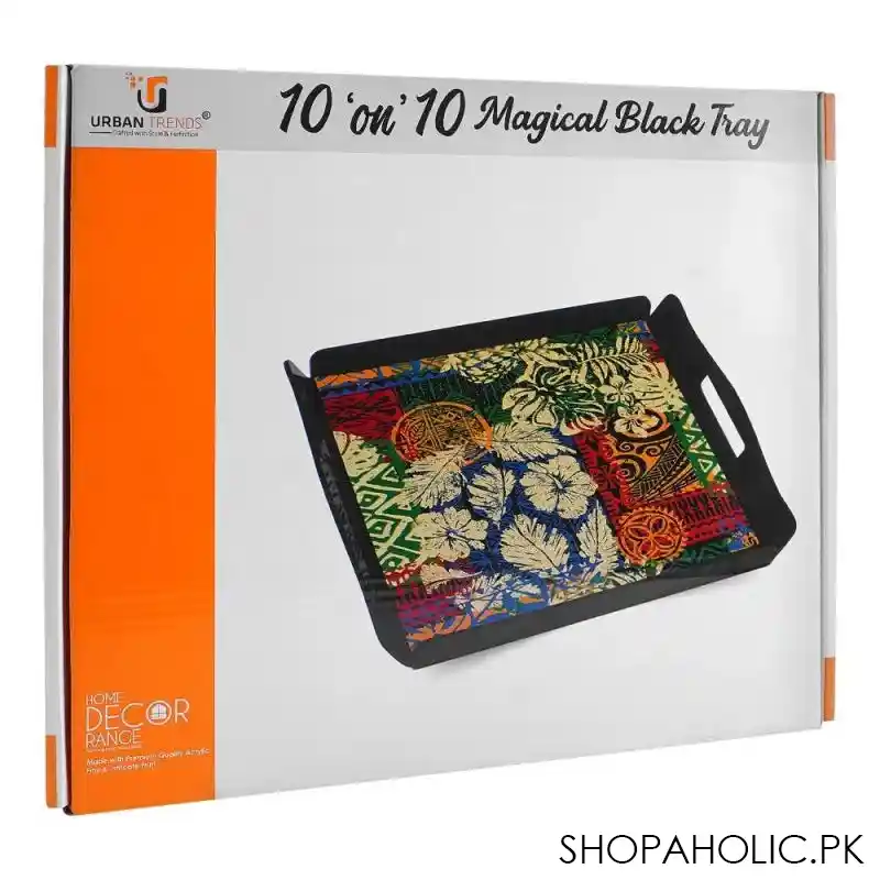 urban trends 10 on 10 tray magical, black, b6 image3