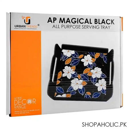 urban trends all purpose tray magical, black, ap b8 image3