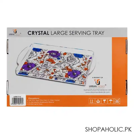 urban trends crystal serving tray, large, ct 02 image4