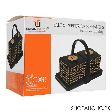 urban trends salt & pepper dice shaker image2